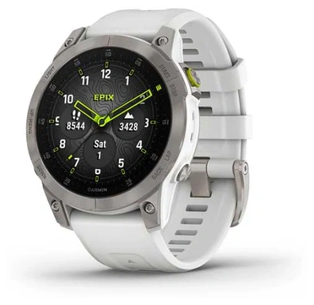 Watch Garmin Epix Gen 2 Sapphire Titanium Белый