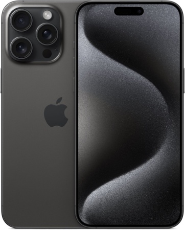 iPhone 15 Pro Max 1TB, Титановый Чёрный (nano-SIM + eSIM)