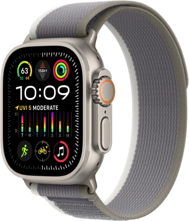 Apple Watch Ultra 2 Зелёный/Gray TL S/M Alpine Loop M