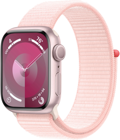 Apple Watch S9 45 mm Pink sport loop