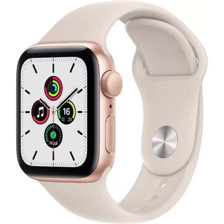 Apple Watch SE (2022) 44 Starlight sport band