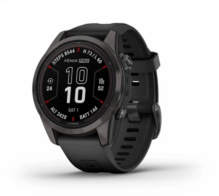 Watch Garmin Fenix 7S Pro – Sapphire Solar Чёрный 010-02776-11