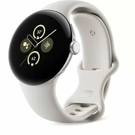 Google Pixel Watch 2 wi-fi Серебристый case/porcelain band